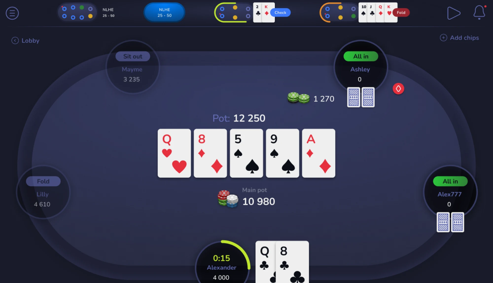Покерный стол Flush Draw Poker